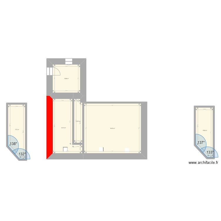 LANGENFELD . Plan de 12 pièces et 189 m2