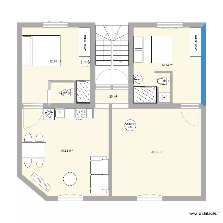 Maria plan 5 Abbaye 32 . Plan de 