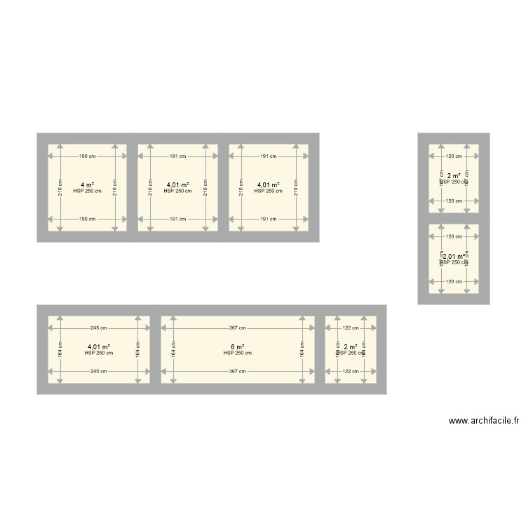 chatterie. Plan de 0 pièce et 0 m2