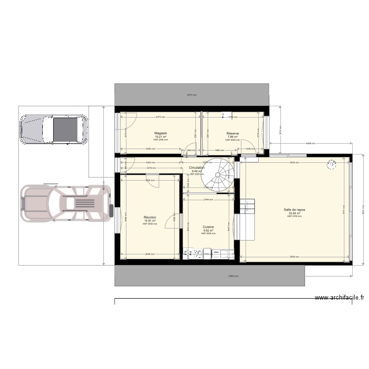 Etat Futur RDC. Plan de 0 pièce et 0 m2