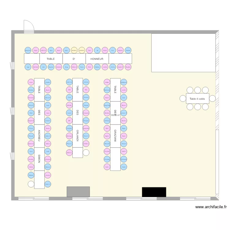 PLAN SALLE . Plan de 