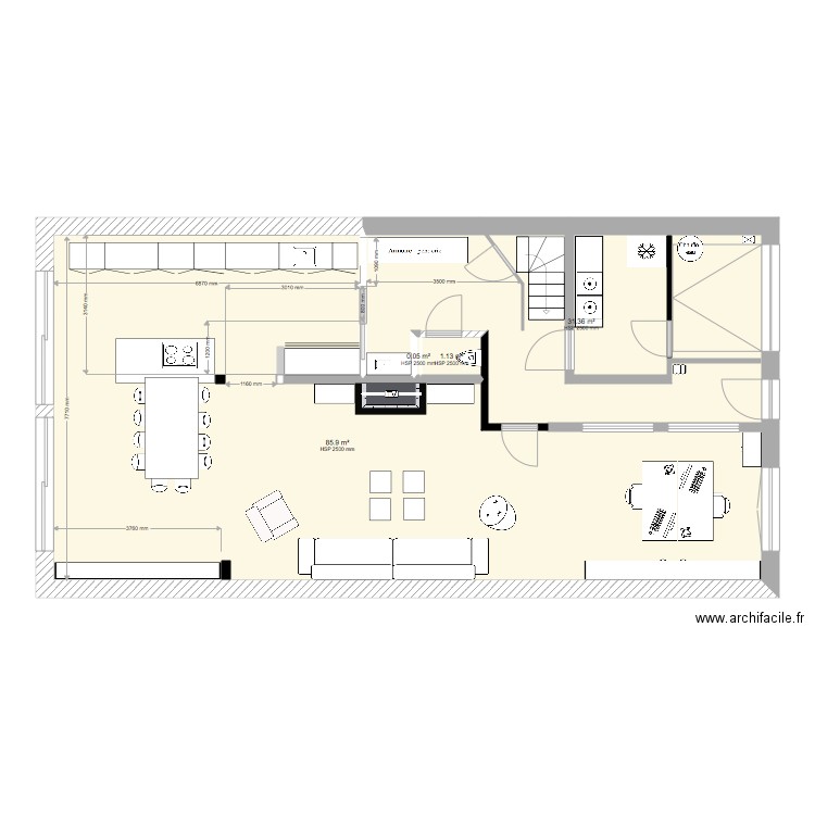 102 Rez de chaussée . Plan de 0 pièce et 0 m2