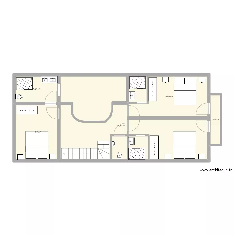 cristo talborjt 1er &eacute;tage. Plan de 