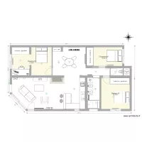Maison L&eacute;ognan Plan luminaire