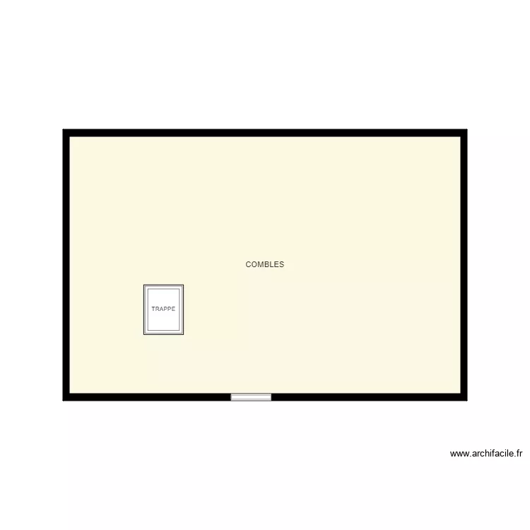 TROUILLARD COMBLES. Plan de 