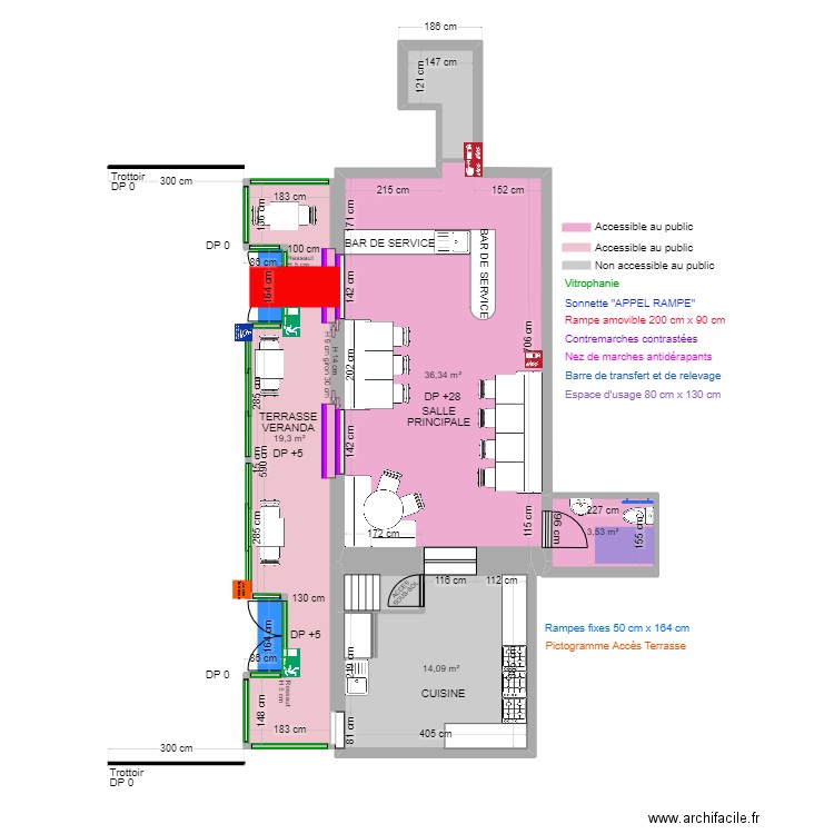 TATA THAI APRES TRAVAUX. Plan de 0 pièce et 0 m2