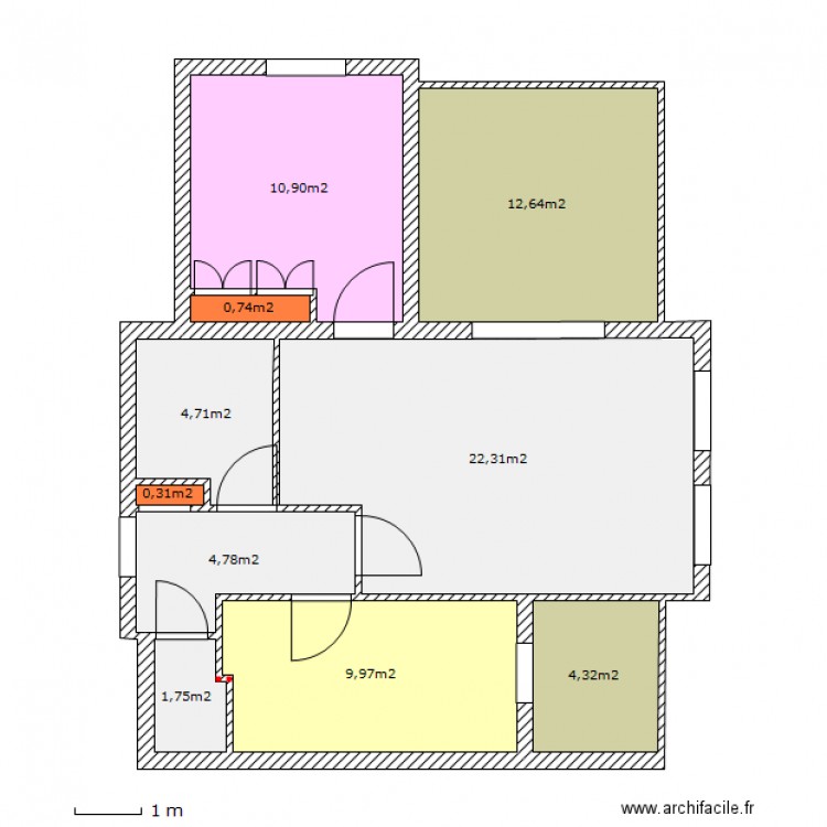 SainBel. Plan de 0 pièce et 0 m2