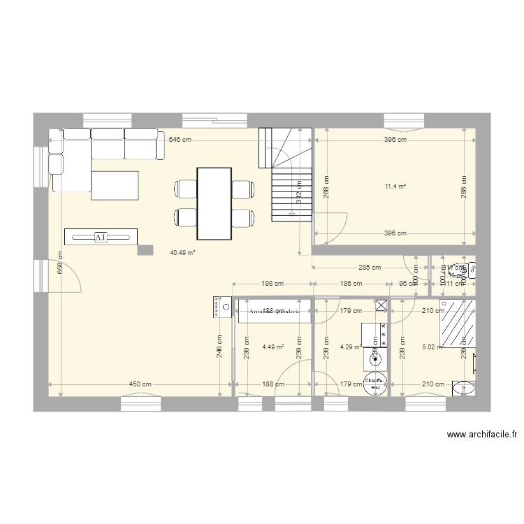 plan maison v7. Plan de 0 pièce et 0 m2