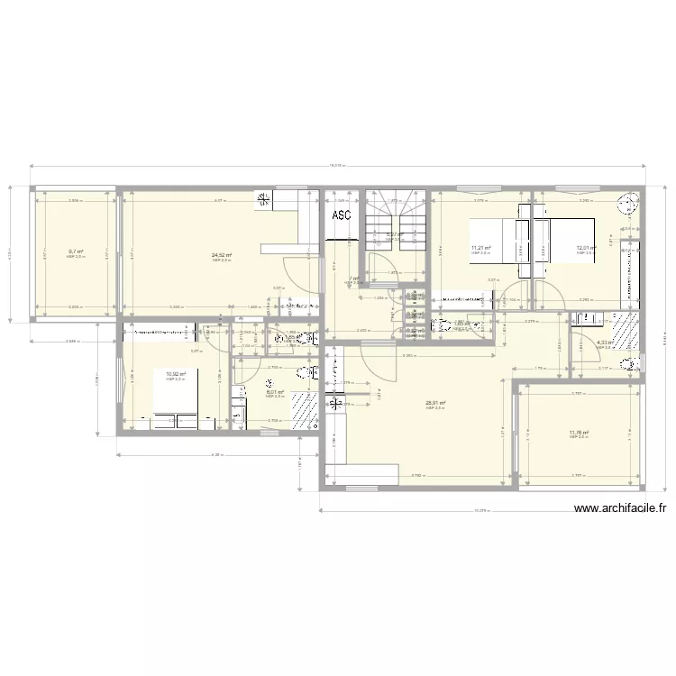 T2 TYPE. Plan de T2 TYPE. Plan de