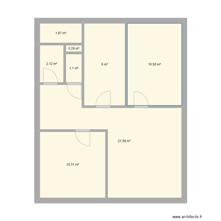 Mauvoisin 2 ch. Plan de 0 pièce et 0 m2