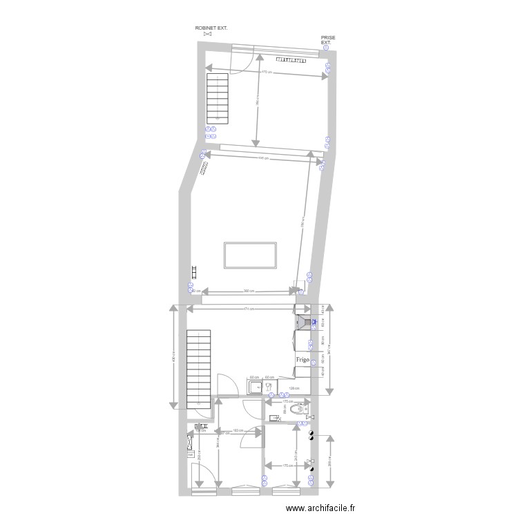 LESSINES 25-11-2022. Plan de 9 pièces et 153 m2