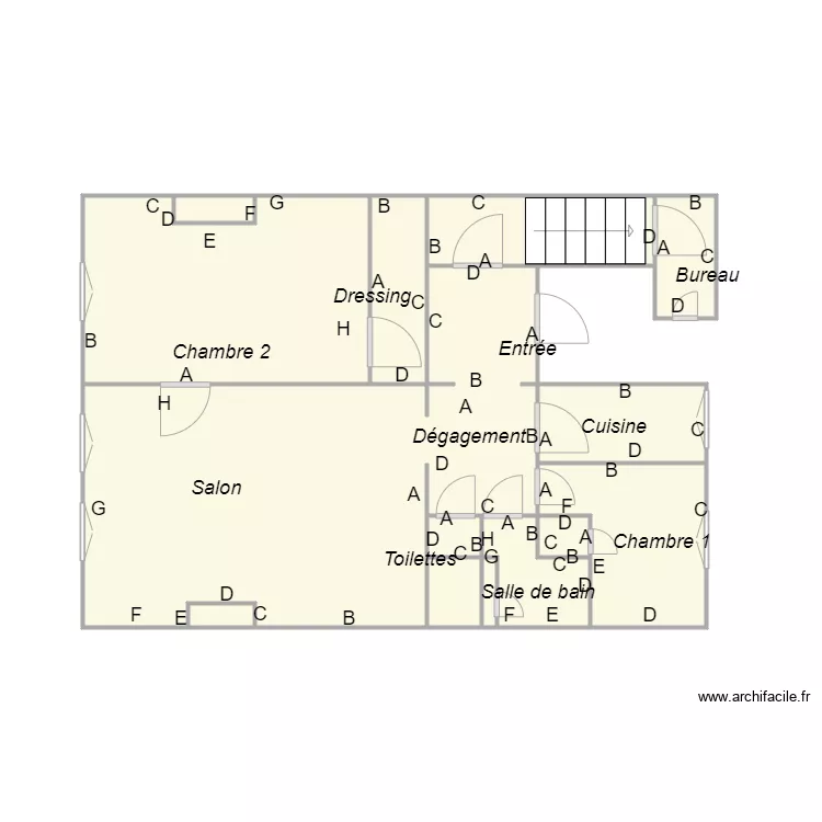 Croquis_BOUQUEY-plomb. Plan de 