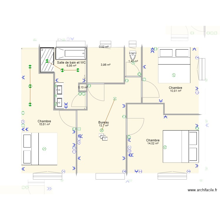 ELEC V4. Plan de 0 pièce et 0 m2