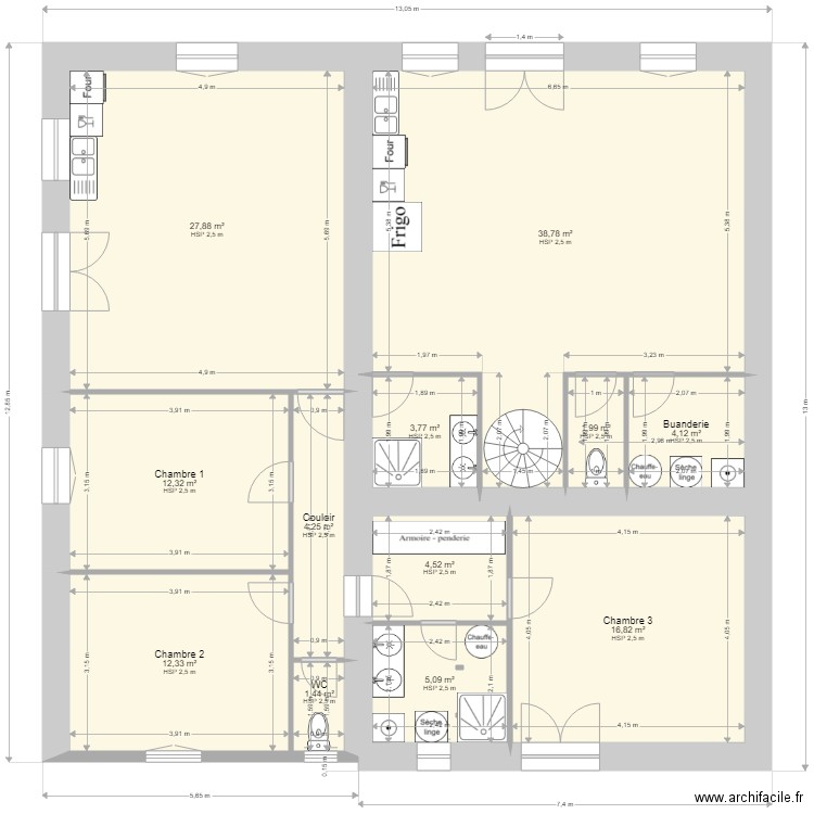 UZESTE PROJET ETABLE GRANGE. Plan de 0 pièce et 0 m2