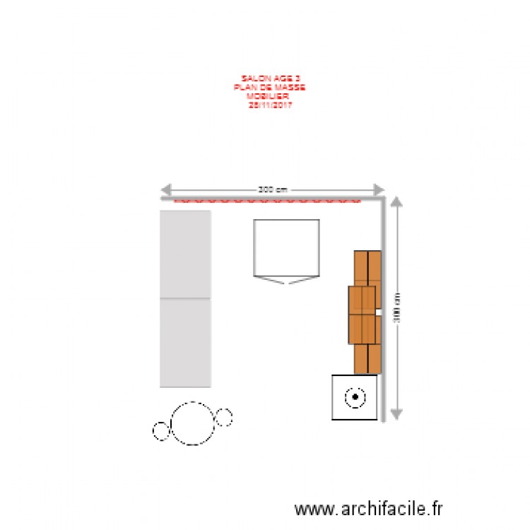 SALON AGE 3 PLAN DE MASSE. Plan de 0 pièce et 0 m2