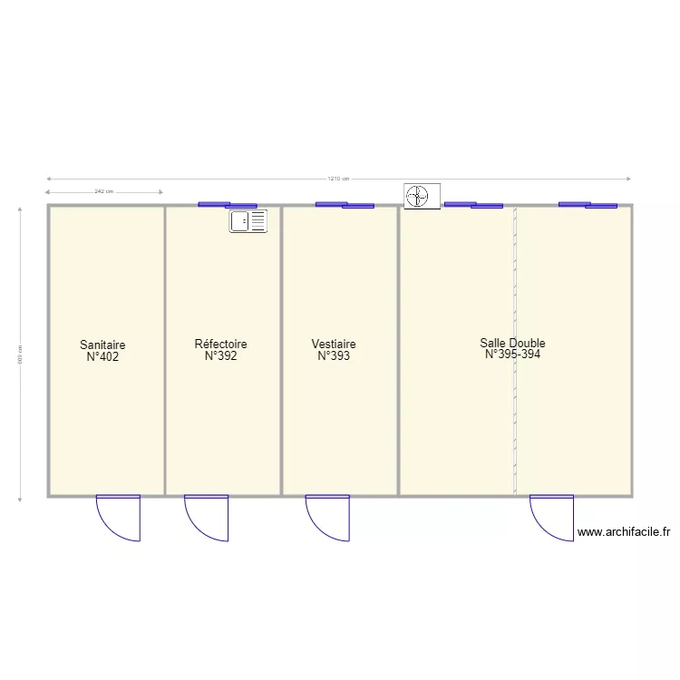 Base Vie Lachana Mions. Plan de 