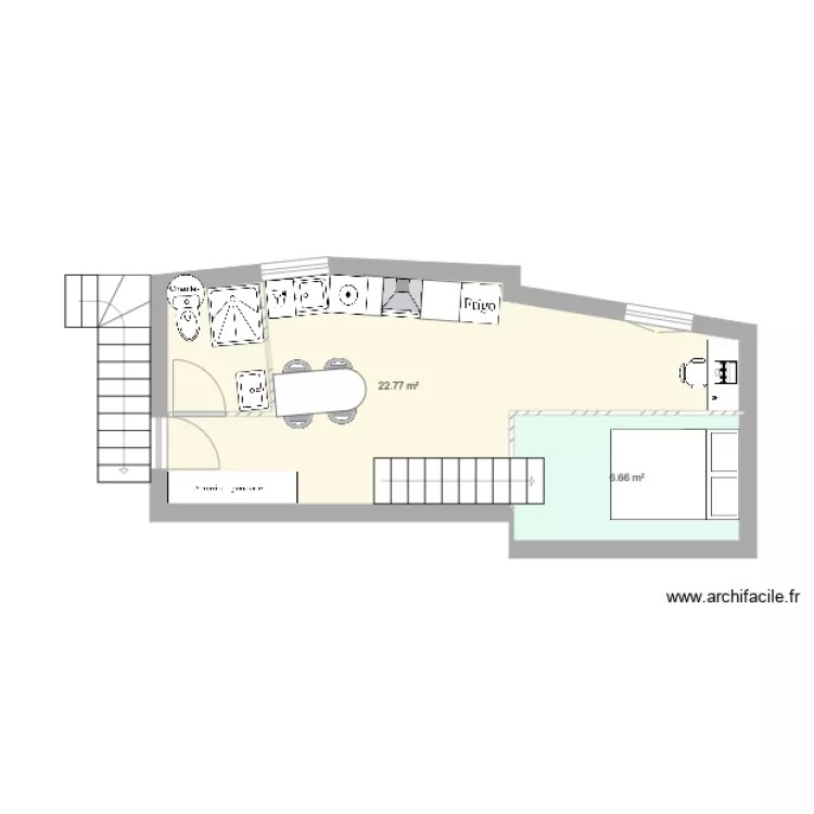 appart 1er étage gauche. Plan de appart 1er étage gauche. Plan de