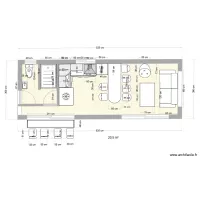 MICHEL POOL HOUSE 8,30 X 3 = 24,90 M2 (25)..