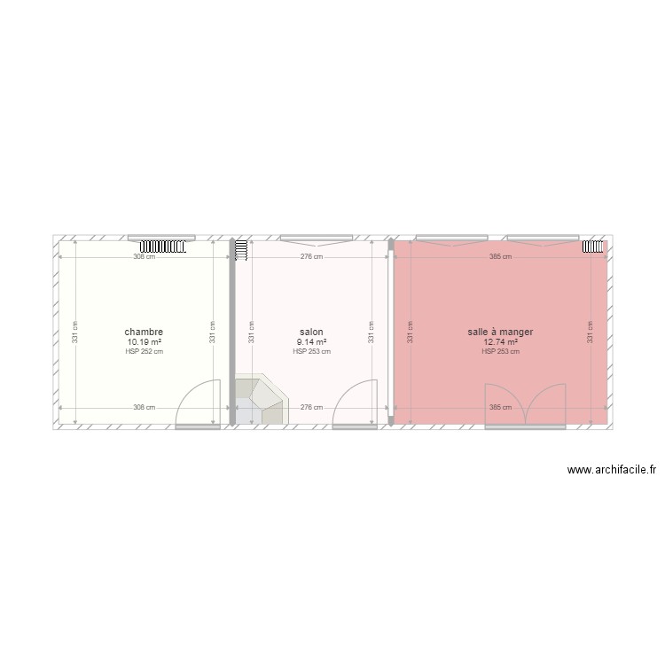 damien avant. Plan de 0 pièce et 0 m2