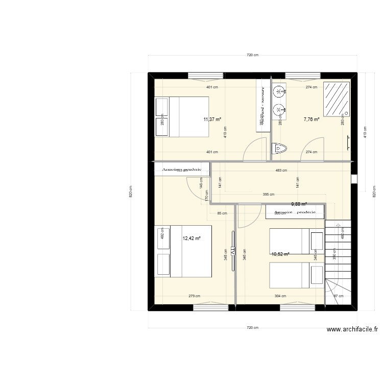 PLANCHER 2 V3. Plan de 0 pièce et 0 m2