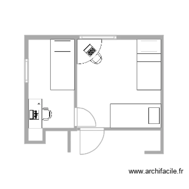 JOUBARBE 2 CHAMBRE . Plan de JOUBARBE 2 CHAMBRE . Plan de