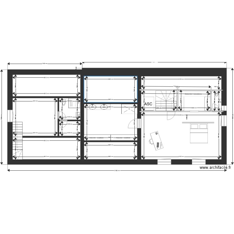 Projet MSR. Plan de 0 pièce et 0 m2