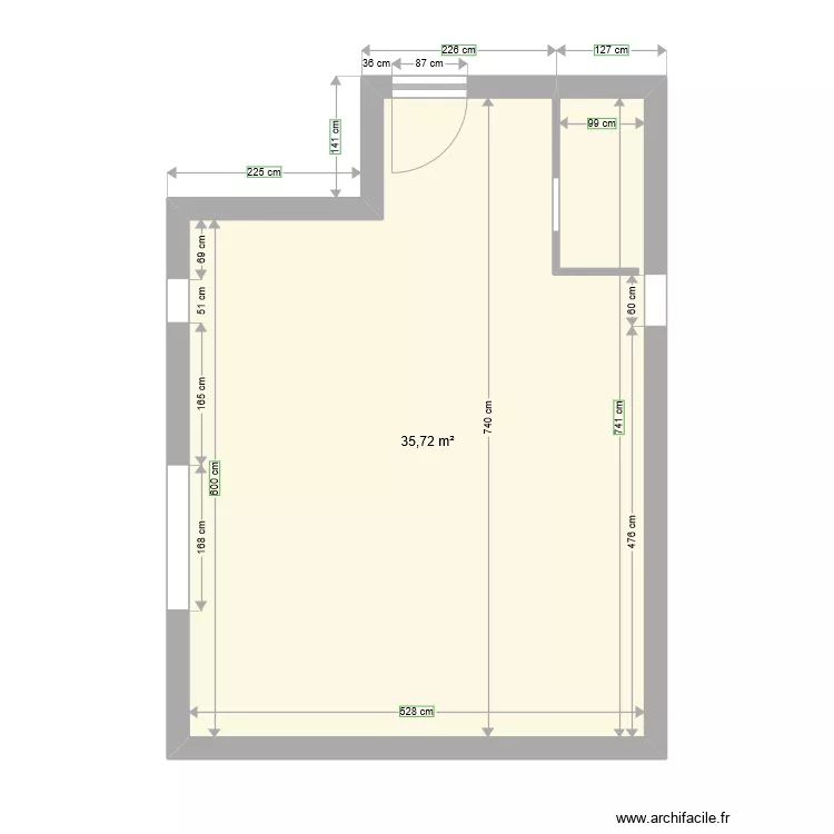Chapelle 219. Plan de 