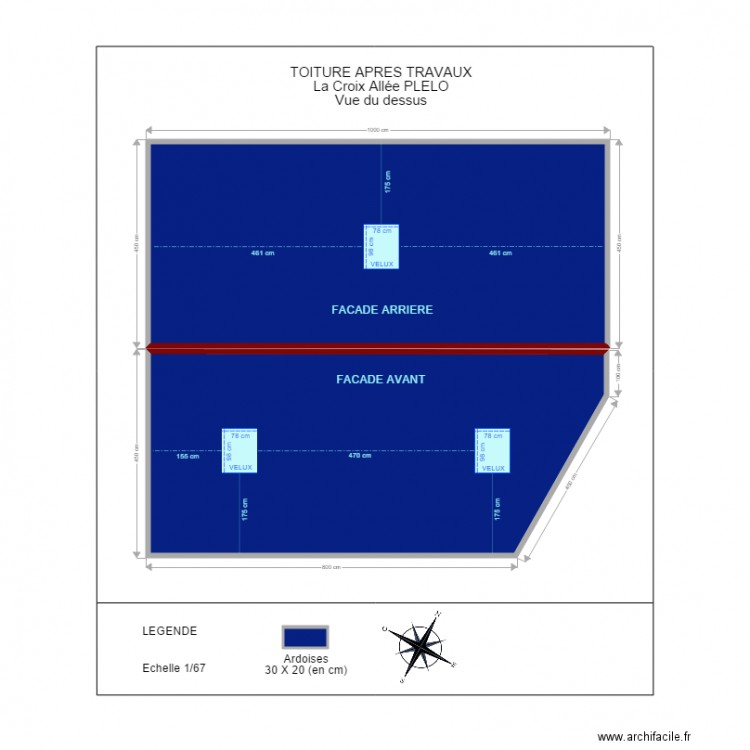 TOITURE PLELO APRES. Plan de 0 pièce et 0 m2