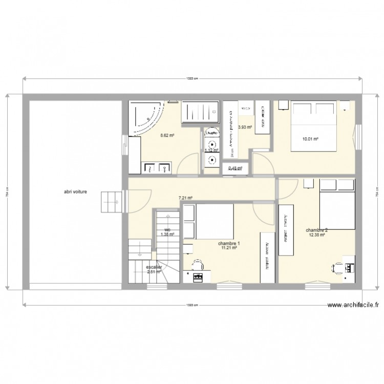 ESSAI SDB 3. Plan de 0 pièce et 0 m2