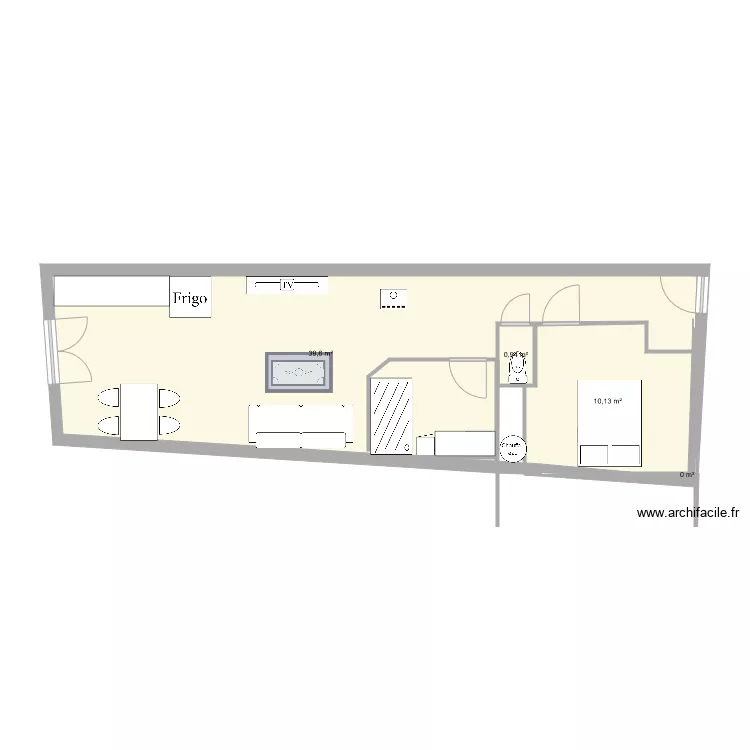 maison tronville wc chambre placard. Plan de 