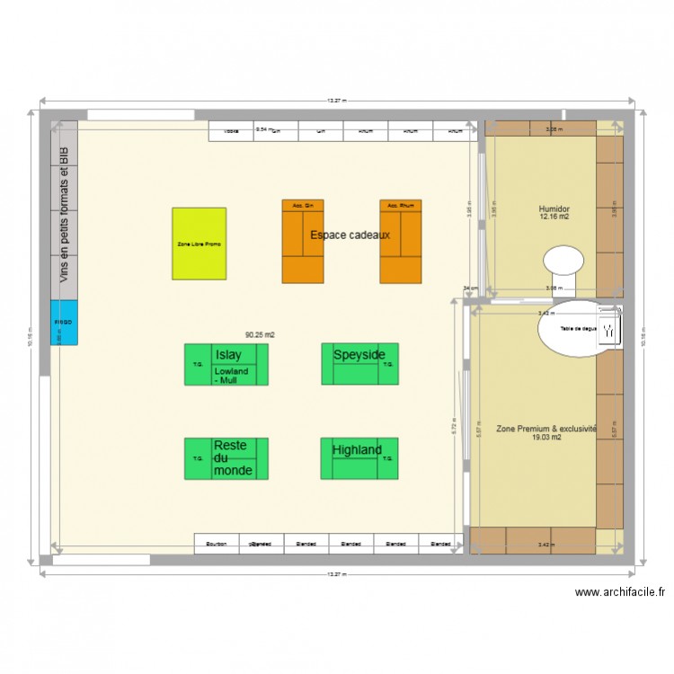 Projet 2  cave whisky. Plan de 0 pièce et 0 m2