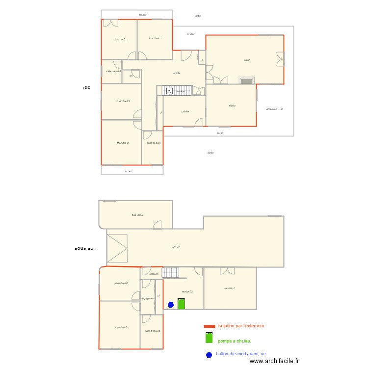 indivision martin 1202 am. Plan de 27 pièces et 419 m2