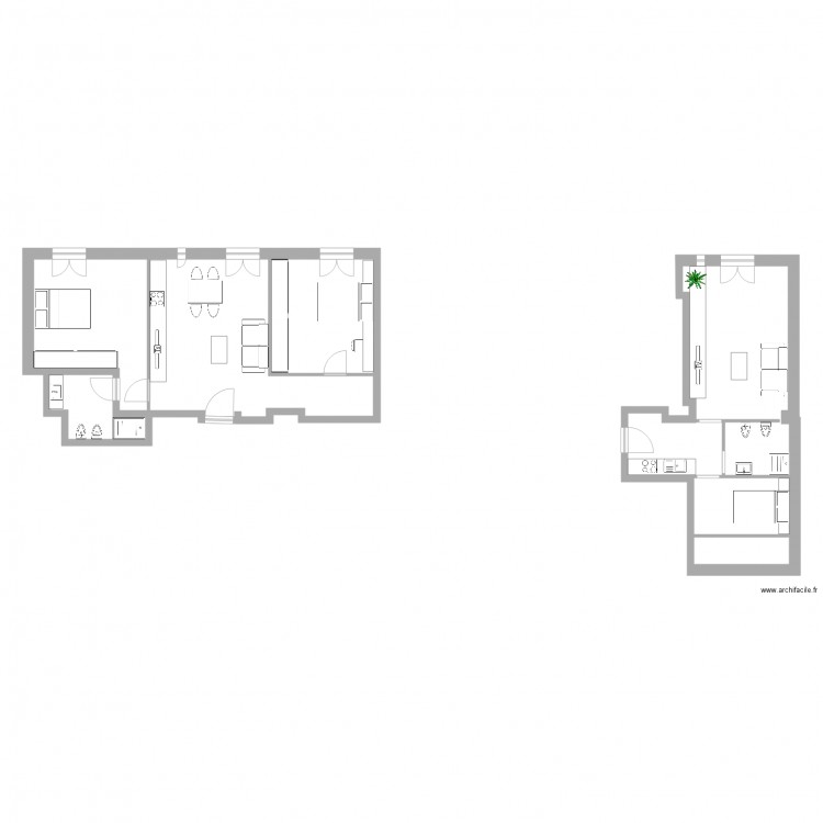 quinto piano C1. Plan de 0 pièce et 0 m2