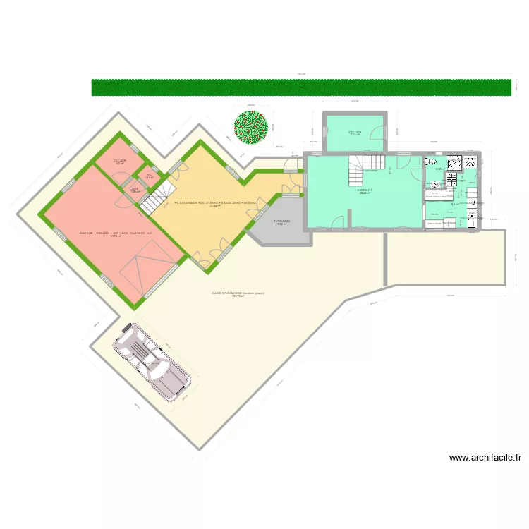 PLAN de MASSE (SANS MOBILIER) 4 JUILLET 2023  2. Plan de 