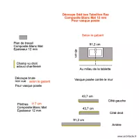 Tablette Sdd bas Tabellion Rez