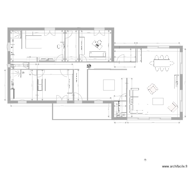 plan maison gareoult troisieme plan  idee sup  sup. Plan de 0 pièce et 0 m2