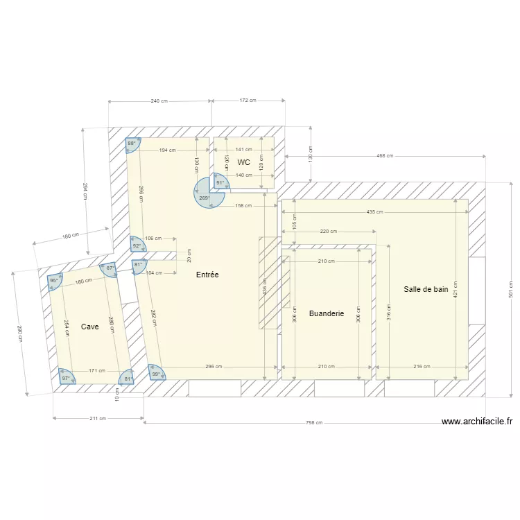 rez de chauss&eacute;e . Plan de 