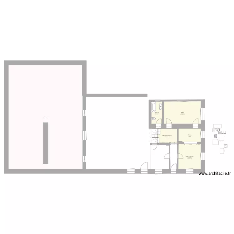 rez ferme Tim bis. Plan de rez ferme Tim bis. Plan de