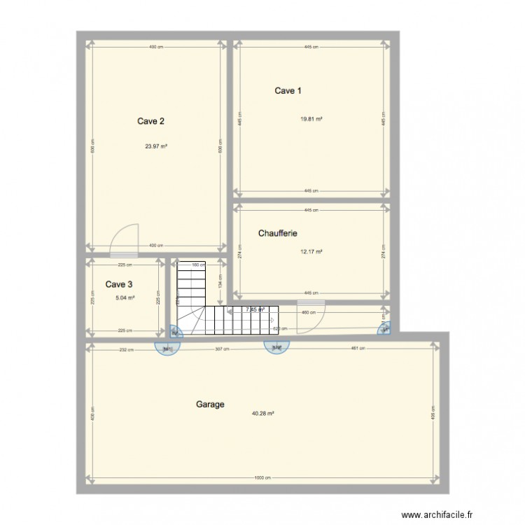 Cave. Plan de 0 pièce et 0 m2