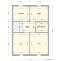 Plan maison Et 1 2F