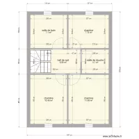 Plan maison Et 1 2F