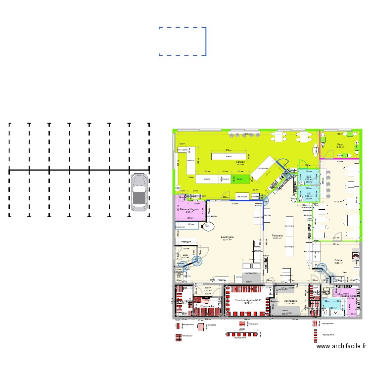 Projet Euromaster. Plan de 0 pièce et 0 m2