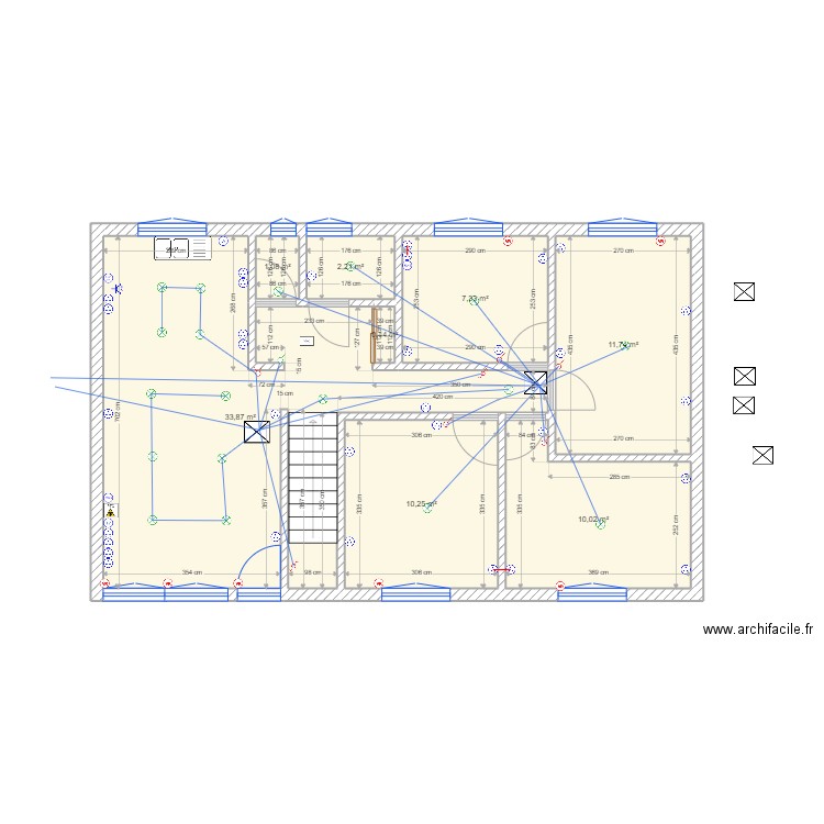 circuit Eclairage s. Plan de 0 pièce et 0 m2
