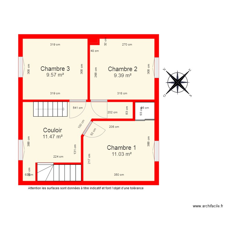 BI 6024 1er Etage côté. Plan de 0 pièce et 0 m2