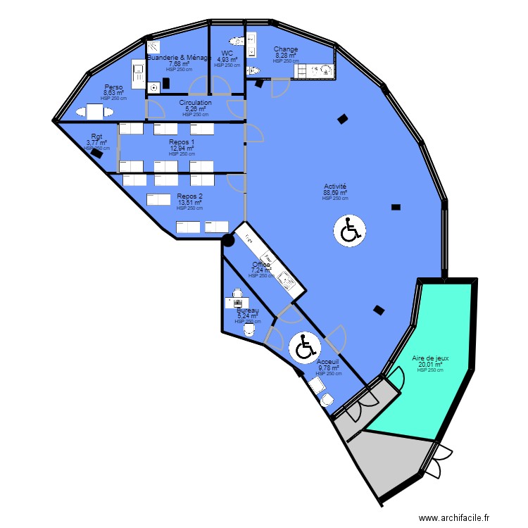B91P2P rectif jordan pal 1. Plan de 0 pièce et 0 m2