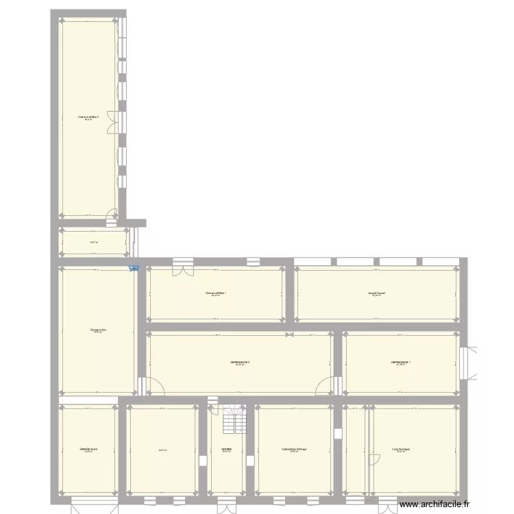PLAN MAISON REZ DE CHAUSSEE. Plan de 