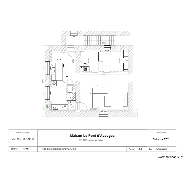 Maison St Romain de Popey APS-6. Plan de 0 pièce et 0 m2