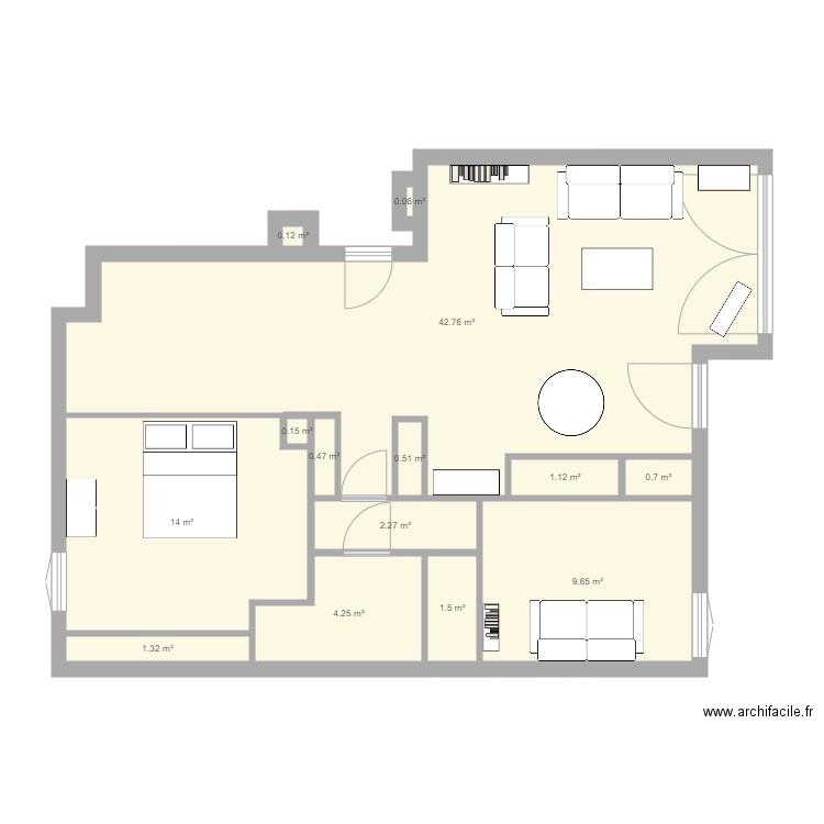 gambetta V2. Plan de 0 pièce et 0 m2