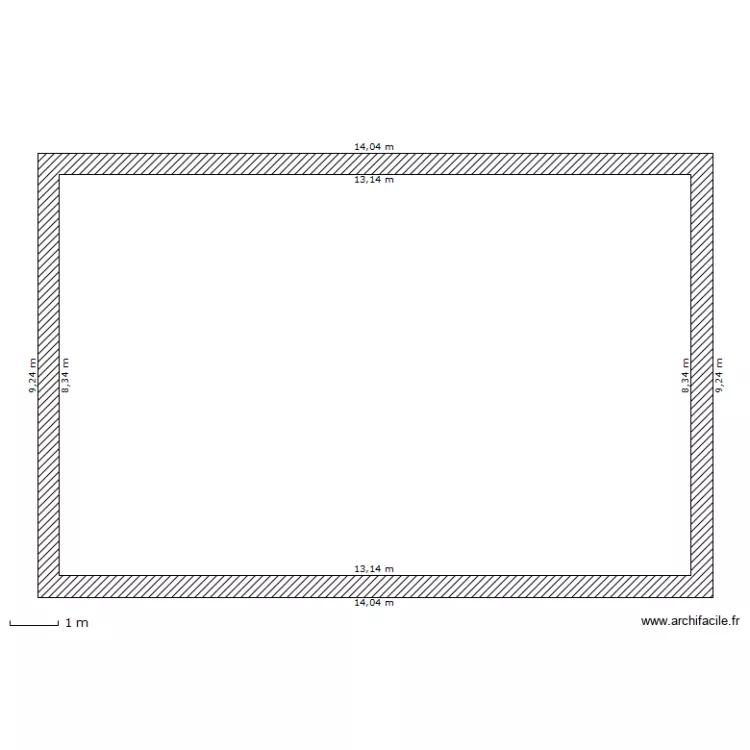 Maison Mur ext Isolés. Plan de Maison Mur ext Isolés. Plan de