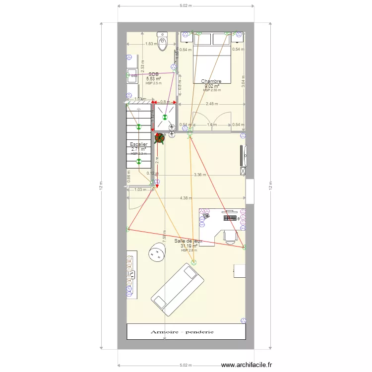 PLAN GARAGE 6 ELEC. Plan de PLAN GARAGE 6 ELEC. Plan de